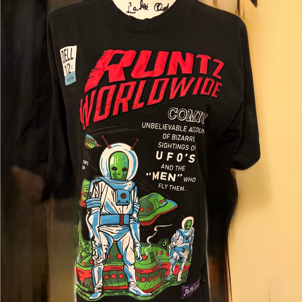 Worldwide Black Graphic T-Shirt
